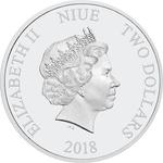 Silver Ounce 2018 Space Invaders: Photo Coin, Niue, Silver Ounce 2018 Space Invaders / thumbnail