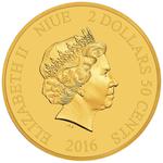 Gold Half Gram 2016 Mickey - Plane Crazy: Photo Coin, Niue, Gold Half Gram 2016 Mickey - Plane Crazy / thumbnail