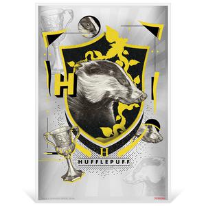 Niue / Silver Five Grams 2020 Hogwarts House Banners - Hufflepuff - reverse photo