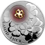 Silver Ounce 2012 Four-Leaf Clover: Photo Coin, Niue, Silver Ounce 2012 Four-Leaf Clover / thumbnail