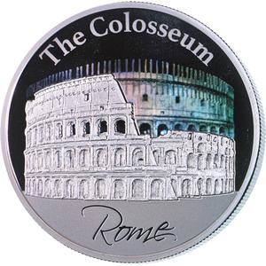 Niue / Silver Ounce 2015 The Colosseum - reverse photo