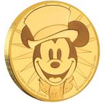 Gold Quarter Ounce 2017 Mickey - Christmas Carol: Photo Coin, Niue, Gold Quarter Ounce 2017 Mickey - Christmas Carol / thumbnail