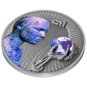 Niue / Silver Two Ounces 2016 Artificial Intelligence - obverse photo