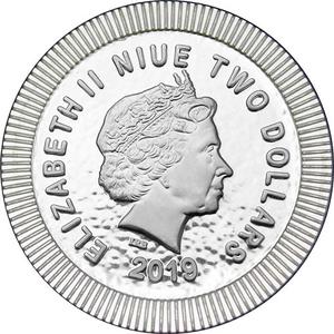 Niue / Silver Ounce 2019 Athenian Owl - obverse photo