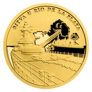 Niue / Gold Tenth-Ounce 2021 Battle of Rio de La Plata - reverse photo