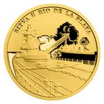 Gold Tenth-Ounce 2021 Battle of Rio de La Plata: Photo Coin, Niue, Gold Tenth-Ounce 2021 Battle of Rio de La Plata / thumbnail