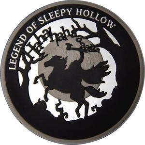 Niue / Silver Two Ounces 2020 Spooky Stories - Legend of Sleepy Hollow - reverse photo