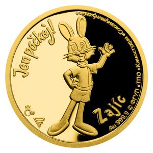 Niue / Gold Tenth-Ounce 2021 Well, Just You Wait! - The Hare - reverse photo