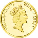 Gold Twenty-fifth-Ounce 1997 Statue of Liberty: Photo Coin, Niue, Gold Twenty-fifth-Ounce 1997 Statue of Liberty / thumbnail