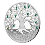 Silver Ounce 2020 Tree of Life, Crystal: Photo Coin, Niue, Silver Ounce 2020 Tree of Life, Crystal / thumbnail