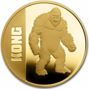 Niue / Gold Ounce 2021 Godzilla vs Kong - Kong - reverse photo