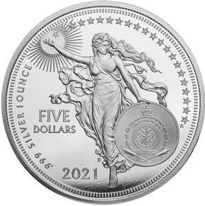 Niue / Silver Ounce 2021 Icons of Inspiration - Galileo - obverse photo