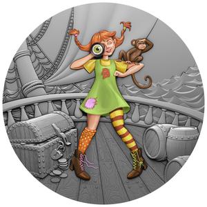 Niue / Silver Ounce 2022 Fairy Tales - Monkey Girl - reverse photo