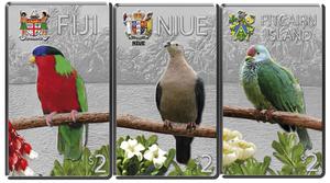 Niue / Silver Ounce 2013 Pacific Pigeon - reverse photo