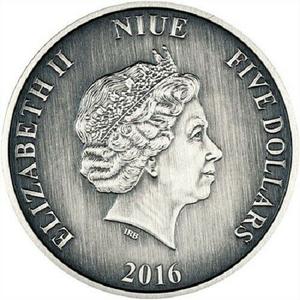 Niue / Silver Two Ounces 2016 Charles Darwin - obverse photo
