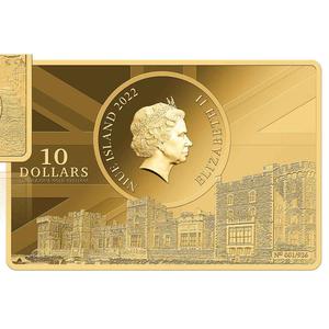 Niue / Gold Tenth-Ounce 2022 Queen Elizabeth II - obverse photo