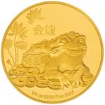 Niue / Gold Quarter Ounce 2016 Feng Shui - Money Toad - obverse photo