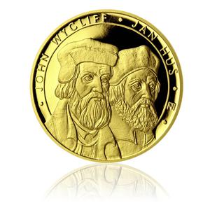 Niue / Gold Two Ounces 2011 John Huss and John Wycliff - reverse photo