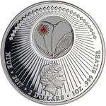 Silver Ounce 2017 Love Heart: Photo Coin, Niue, Silver Ounce 2017 Love Heart / thumbnail