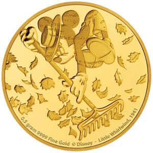 Niue / Gold Half Gram 2017 Mickey - Little Whirlwind - obverse photo