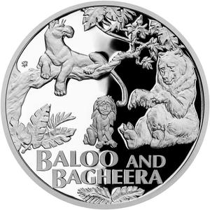 Niue / Silver Ounce 2022 The Jungle Book - Baloo and Bagheera - reverse photo