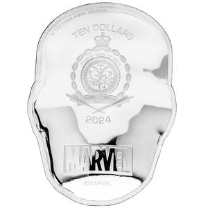 Niue / Silver Five Ounces 2024 Iron Man Helmet - obverse photo