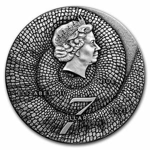 Niue / Silver Three Ounces 2021 Amazing Animals - Chameleon - obverse photo