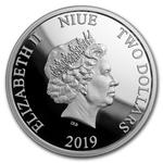 Silver Ounce 2019 Year of the Pig, Coloured: Photo Coin, Niue, Silver Ounce 2019 Year of the Pig / thumbnail