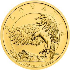 Niue / Gold Tenth-Ounce 2024 Slovakia Eagle - reverse photo