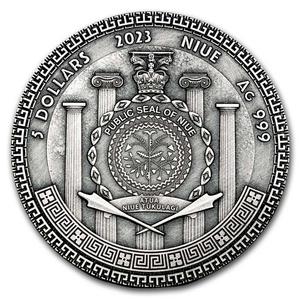 Niue / Silver Two Ounces 2023 Assassinations - Julius Caesar - obverse photo