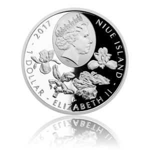 Niue / Silver Half Ounce 2017 Lilium Bulbiferum - obverse photo