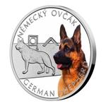Silver Ounce 2021 Dog Breeds - German Shepherd: Photo Coin, Niue, Silver Ounce 2021 German Shepherd / thumbnail