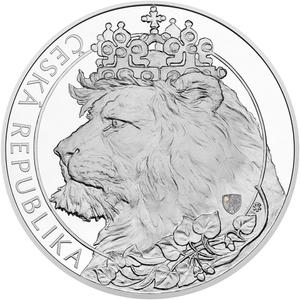 Niue / Silver Five Kilos 2021 Czech Lion - reverse photo