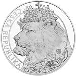 Niue / Silver Five Kilos 2021 Czech Lion - reverse photo