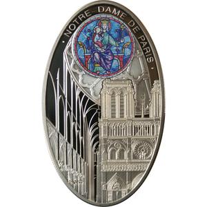 Niue / Silver Ounce 2010 Gothic Cathedrals - Notre Dame - reverse photo
