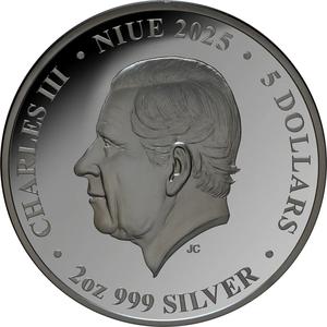 Niue / Silver Two Ounces 2025 The Raven - obverse photo