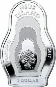Niue / Silver Ten Ounces 2017 Matryoshka - obverse photo