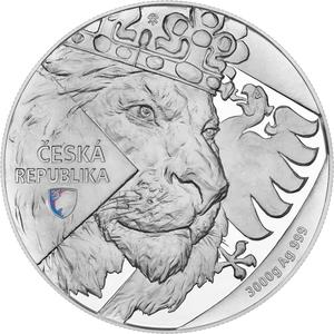 Niue / Silver Three Kilos 2024 Czech Lion - reverse photo