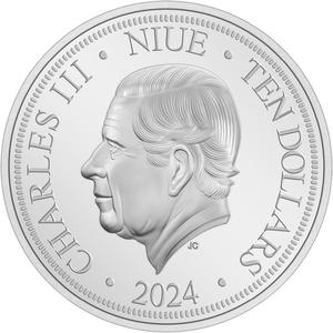 Niue / Silver Three Ounces 2024 Year of the Dragon - Disney - obverse photo