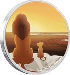 Silver Ounce 2019 Lion King - Morning Lesson with Mufasa: Photo 2019 1 oz Niue Disney Lion King 25th Anniversary / thumbnail