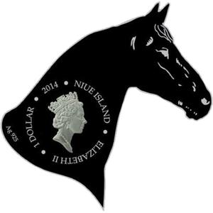 Niue / Silver Ounce 2014 Horse Head - obverse photo