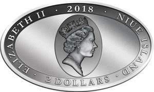 Niue / Silver Ounce 2018 Animal Skins - Pinniped - obverse photo