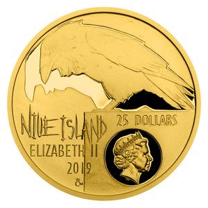 Niue / Gold Half Ounce 2019 Edgar Allan Poe - obverse photo
