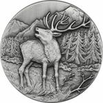 Silver Ounce 2015 Swiss Wildlife - Red Deer: Photo Coin, Niue, Silver Ounce 2015 Swiss Wildlife - Red Deer / thumbnail