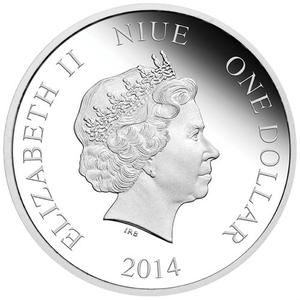 Niue / Silver Half Ounce 2014 Doctor Who Monsters - Sontarans - obverse photo