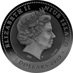 Niue / Silver Two Ounces 2019 Chariot - obverse photo