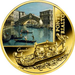 Niue / Fifty Dollars Gold 2016 Ponte di Rialto - reverse photo