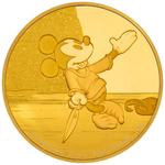 Gold Quarter Ounce 2016 Mickey - Brave Little Tailor: Photo Coin, Niue, Gold Quarter Ounce 2016 Mickey - Brave Little Tailor / thumbnail