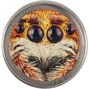 Niue / Silver Half Ounce 2022 Jumping Spider - reverse photo
