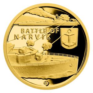 Niue / Gold Tenth-Ounce 2020 Battle of Narvik - reverse photo